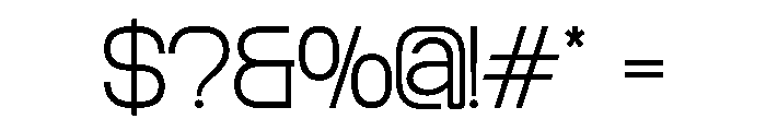AeroMaze-ExtLtSemExp Font OTHER CHARS