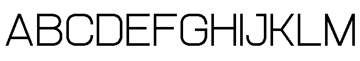 AeroMaze-ExtLtSemExp Font UPPERCASE