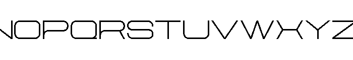 AeroMaze-ExtLtUltExp Font LOWERCASE