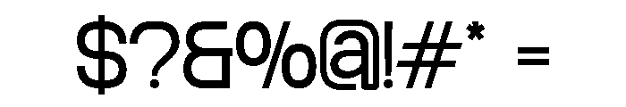 AeroMaze-ExtraExpanded Font OTHER CHARS