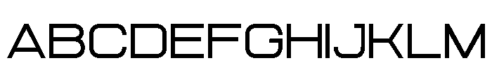AeroMaze-ExtraExpanded Font UPPERCASE