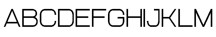 AeroMaze-ExtraLightExpanded Font UPPERCASE