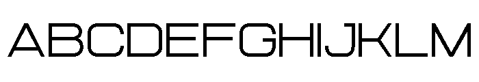 AeroMaze-LightExtraExpanded Font UPPERCASE