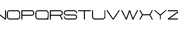 AeroMaze-LightUltraExpanded Font UPPERCASE