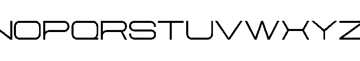AeroMaze-LightUltraExpanded Font LOWERCASE
