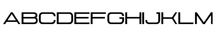 AeroMaze-MediumUltraExpanded Font UPPERCASE