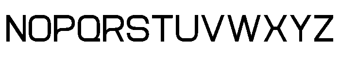 AeroMaze-SemiExpanded Font LOWERCASE