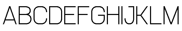 AeroMaze-Thin Font UPPERCASE