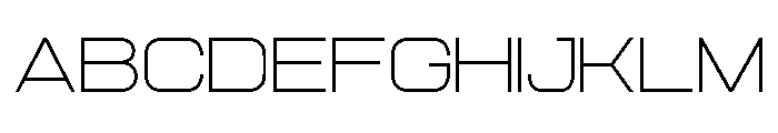AeroMaze-ThinExtraExpanded Font UPPERCASE