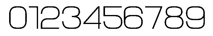 AeroMaze-ThinSemiExpanded Font OTHER CHARS