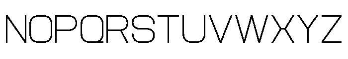 AeroMaze-ThinSemiExpanded Font UPPERCASE