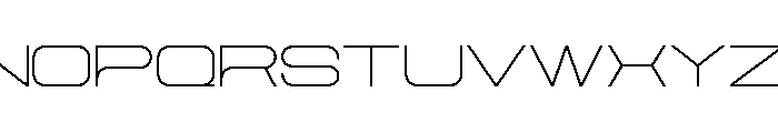 AeroMaze-ThinUltraExpanded Font LOWERCASE