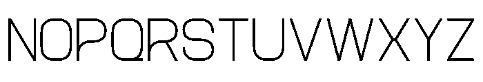 AeroMaze-Thin Font LOWERCASE