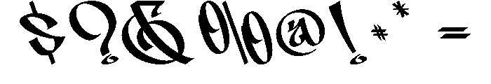 Aerolt Font OTHER CHARS