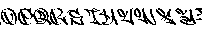Aerolt Font UPPERCASE