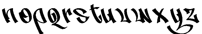 Aerolt Font LOWERCASE