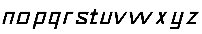 Aeromatch Regular Font LOWERCASE