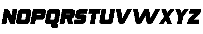 Aeromove Font UPPERCASE