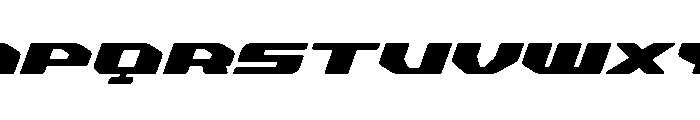 Aerox Italic Font UPPERCASE