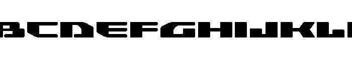 Aerox Font UPPERCASE