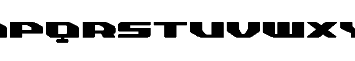Aerox Font UPPERCASE