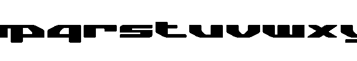 Aerox Font LOWERCASE