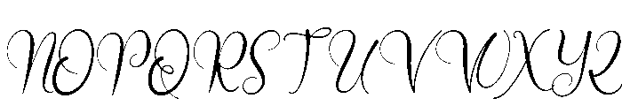 Aestancy Font UPPERCASE