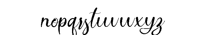 Aestancy Font LOWERCASE