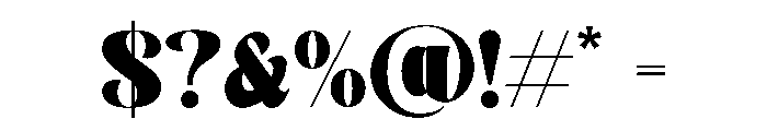 Aesthem Font OTHER CHARS
