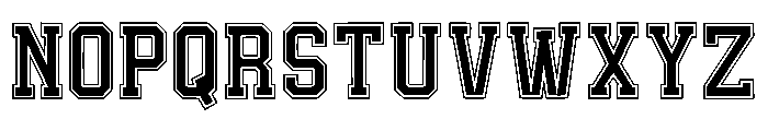 Aesthetic Jersey Regular Font LOWERCASE