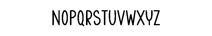 Aesthetic Minimal Font LOWERCASE