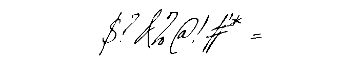 Aesthetic Shine Inky Font OTHER CHARS