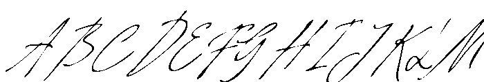 Aesthetic Shine Inky Font UPPERCASE