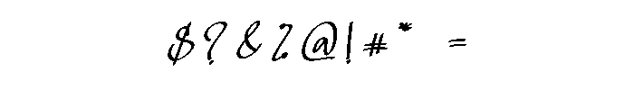 Aesthetic Styling Font OTHER CHARS