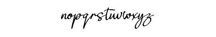 Aesthetic Styling Font LOWERCASE