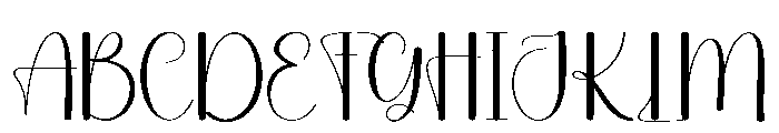Aesthetical Font UPPERCASE