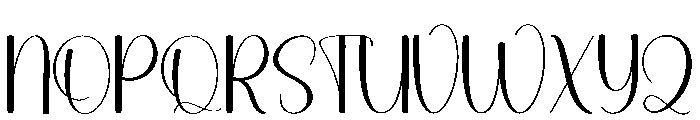Aesthetical Font UPPERCASE