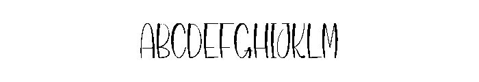 Aesthetics Font UPPERCASE