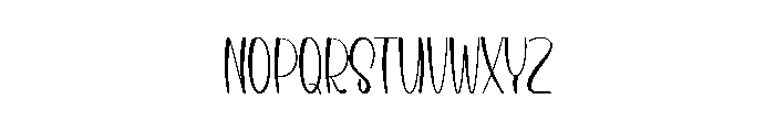 Aesthetics Font UPPERCASE