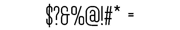 Aesthetyc Font OTHER CHARS