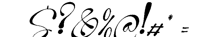 Aethelgard Italic Font OTHER CHARS