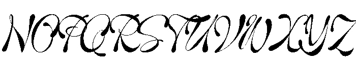 Aethelgard Italic Font UPPERCASE