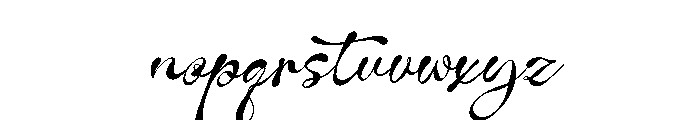 Aethelgard Italic Font LOWERCASE