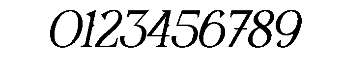 Aethrim Oblique Font OTHER CHARS