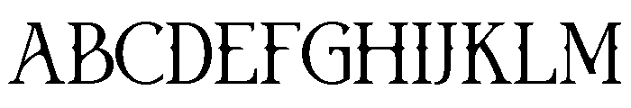 Aethrim Regular Font UPPERCASE