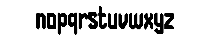 Aexvorn Font LOWERCASE