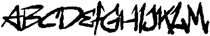 AECHON Italic otf (400) Font UPPERCASE