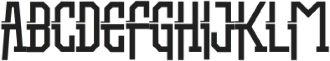 AEHERRO Regular otf (400) Font UPPERCASE