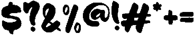 AEROSOL BRUSH otf (400) Font OTHER CHARS