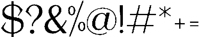 AESTHICA otf (400) Font OTHER CHARS
